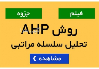 آموزش روش AHP در تهران برای آموزش روش AHP یا فرآیند تحلیل سلسله مراتبی