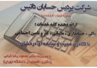 خدمات مالی و مالیاتی و بیمه ای