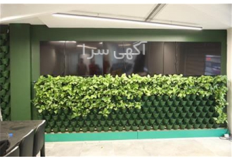 طراحی و اجرای گرین وال ویلا در تهران طراحی و اجرای گرین وال برای ویلا