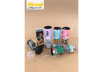 جدیدترین قوطی استوانه ای با ویترین 10 ضلعی