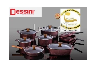 سرویس قابلمه گرانیت ۱۴پارچه مدل ناپولی دسینی در تهران سرویس قابلمه
