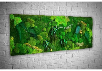 اجرای گرین وال دیوار سبز خزه ای