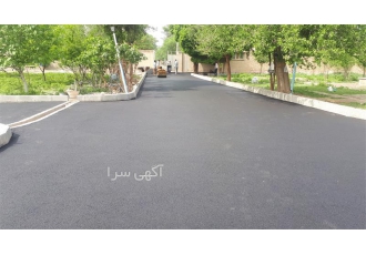 اجرای آسفالت گرم -  اجرای جدول کاری