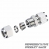 انواع اتصالات استیل stainless steel fittings در شیراز 316MALE STUD