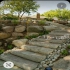 محوطه سازی و&#۱۶۰; کف سازی باغ و ویلا با سنگ لاشه در کرج #160 محوطه