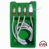 فروش کابل شارژ ۳ به ۱ مودم کت مدل MCB ۰۰۲ در شیراز کابل شارژ 3 به 1