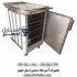 تولید ترولی گرمخانه دار چرخ دار بیمارستانی در مشهد ترولی گرمخانه دار