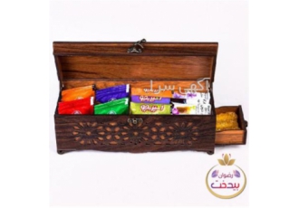 فروش جعبه چوبی دمنوش و فروش جعبه تی بگ