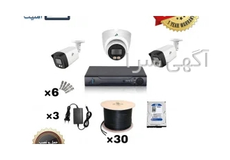 پکیج دوربین مداربسته AIP دید درشب رنگی با حمل و نصب رایگان در تهران