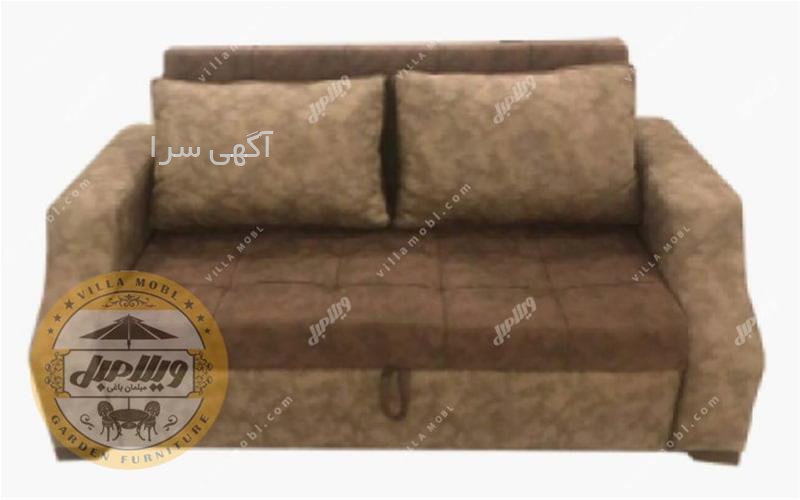 مبل سبز و کرم