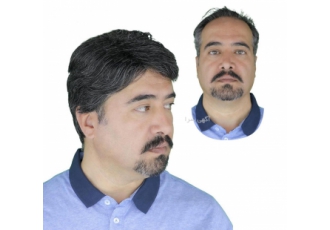 کلاه گیس مردانه کوتاه رنگ موی طبیعی کلاه گیس مردانه کوتاه رنگ موی طبیعی