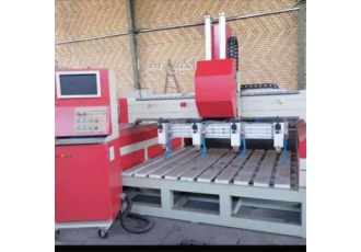 دستگاه فرز cnc منبت کاری و حکاکی چهار اسپیندل در شیراز دستگاه فرز cnc