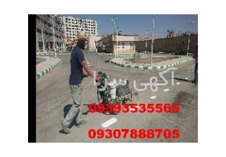 خط کشی پارکینگ وخیابان باسلام واحترام با همین دستگاه خط کشی لان