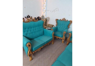 فروش مبل نیمه راحتی ۷ نفره شیک زیبا و ارزان در خمینی شهر ^شرکت نوین
