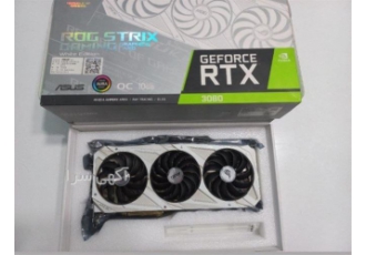 کارت گرافیک استوک 3080 Asus ROG strix 10gb White