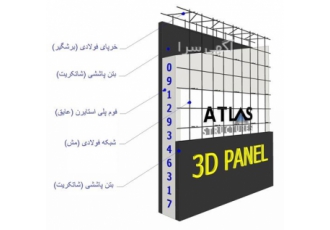 فروش پانل 3D دیوار تری دی پانل 3D panel