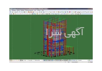 انجام نقشه شاپ دراوینگ اسکلت فلزی با نرم افزار tekla