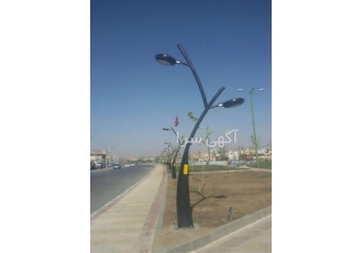 تولید و نصب پایه چراغ شهری و پارکی