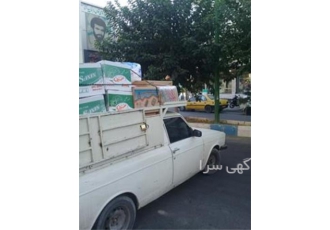 وانت و کارگر باربری با وانت شخصی حمل اثاثیه در شهریار وانت بار کاری