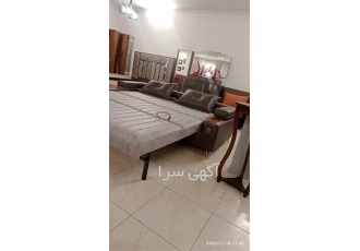 مبل تختخوابشو دو نفره عرض ۱۶۰ در مشهد تولید مبل تختخوابشو در بهترین