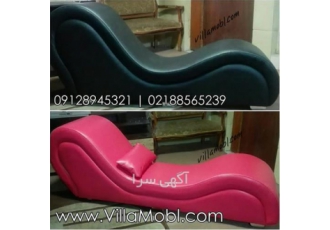تخت ریلکسی و راحتی در تهران تخت ریلکسی و راحتی با روکش چرم زیر کار