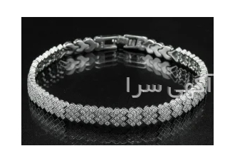 دستبند جواهری بینا در مشهد دستبند نقره زنانه عالی و خاص زیبا رودیوم کد