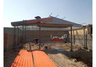 پوشش سقف شیروانی ، اجرای شیروانی ، ساندویچ پانل