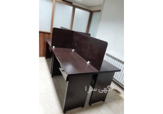میز کار گروهی ۴ نفره در فردوسیه میز کار گروهی 4 نفره دارای ابعاد و رنگ