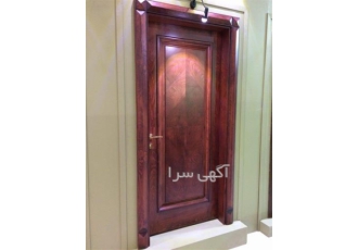 تولید انواع درب hdf در تهران تولید درب hdf درب ای بی اس درب چوبی دو رنگ