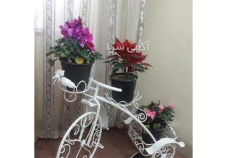 استند گل طرح دوچرخه در تبریز با طرحی خاص و زیبا مناسب هر فضایی انواع