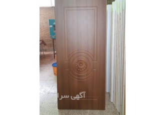 تولید درب چوبی ورودی لابی با چوب طبیعی