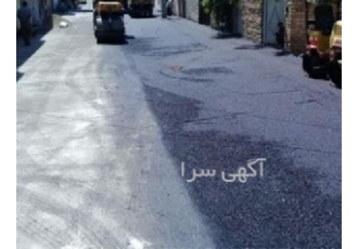 خدمات آسفالت به صورت مکانیزه و دستی در سراسر استان
