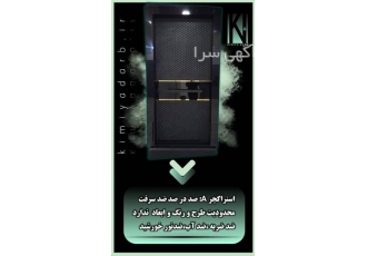 درب لابی چوبی ضد سرقت _ چندین سال سابقه