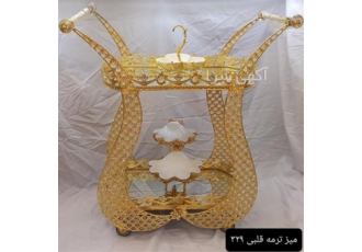 میز و صندلی مسافرتی&#۱۶۰;میز بار میز پذیرایی طلایی در صالح آباد تولید