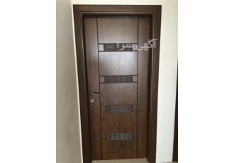 ساخت درب چوبی ورودی لابی