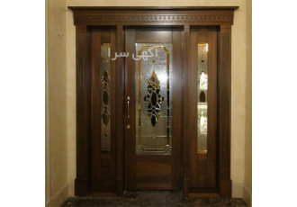 درب چوبی ورودی لابی در مشهد تولید درب چوبی ورودی لابی با کیفیت عالی