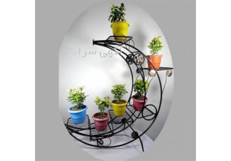 استند گل فلزی طرح ماه
