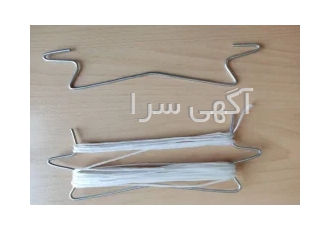 قلاب فلزی آویز نخ گلخانه در تهران قلاب گالوانیزه نگهدارنده نخ بوته