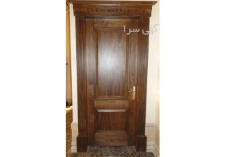 فروش درب های روکش چوب طبیعی در تهران نصب درب بر روی چهار چوب فرانسه