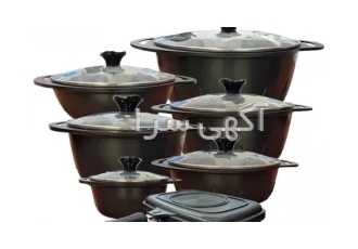 سرویس قابلمه ۱۴ پارچه و ۸ پارچه در تهران این ظرف های گرانیتی سنگین
