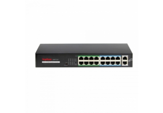 PoE سوئیچ سری کامرشیال ۱۶ پورت Long mbps این محصول یک POE سوئیچ 16 پورت
