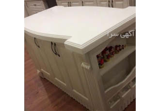 سنگ کابینت کورین بدون درز و مقاوم در برابر خط و خش