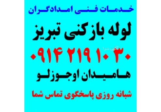 لوله بازکنی شبانه روزی تبریز و حومه 20دقیفه منزل