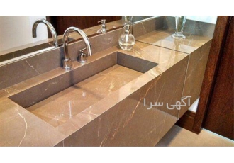 فروش و ساخت روشویی سرامیکی کابینت دار
