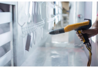 خدمات رنگ پودری و مایع کوره ای الکترواستاتیک
