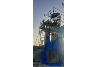 کاشی مسجد کتیبه کاشی آیه در کرمان ساخت و تولید انواع کاشی مسجد