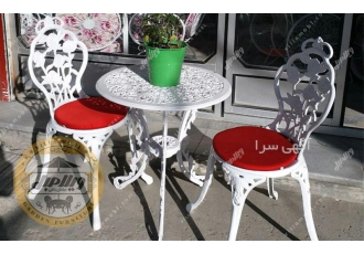 مبل باغی آلومینیومی مدل رز