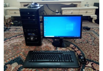کامپیوتر ddr۳ مادربرد ddr3 سی پی یو 4 هسته ای رم 4 گرافیک 1 هارد 1 ترا
