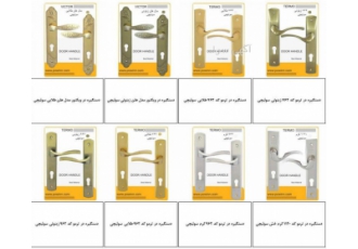 دستگیره در قفل و سیلندر با بهترین قیمت انواع دستگیره در قفل سیلندر