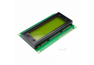 LCD 4*20 با بک لایت آبی و سبز